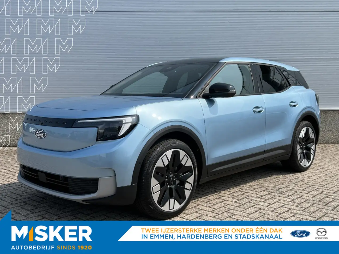 Ford Explorer Premium Extented range RWD 77 kWh Blauw - 1