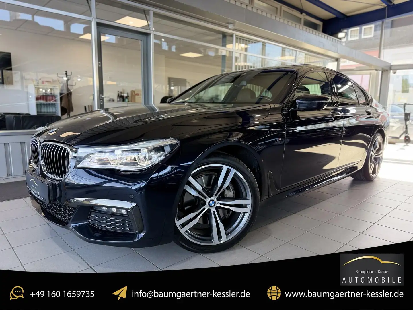 BMW 730 d M-Sport HUD KAM PANO MASSAGE AMBIENTE HIFI Negro - 1