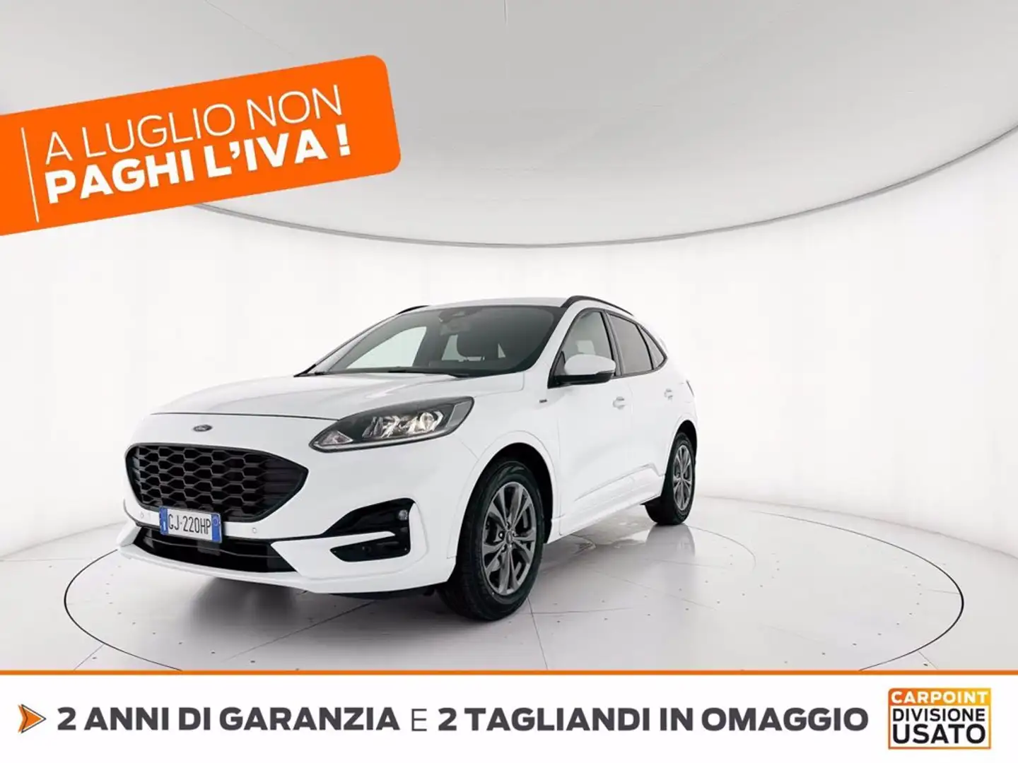 Ford Kuga 2.5 full hybrid st-line awd 190cv cvt Bianco - 1