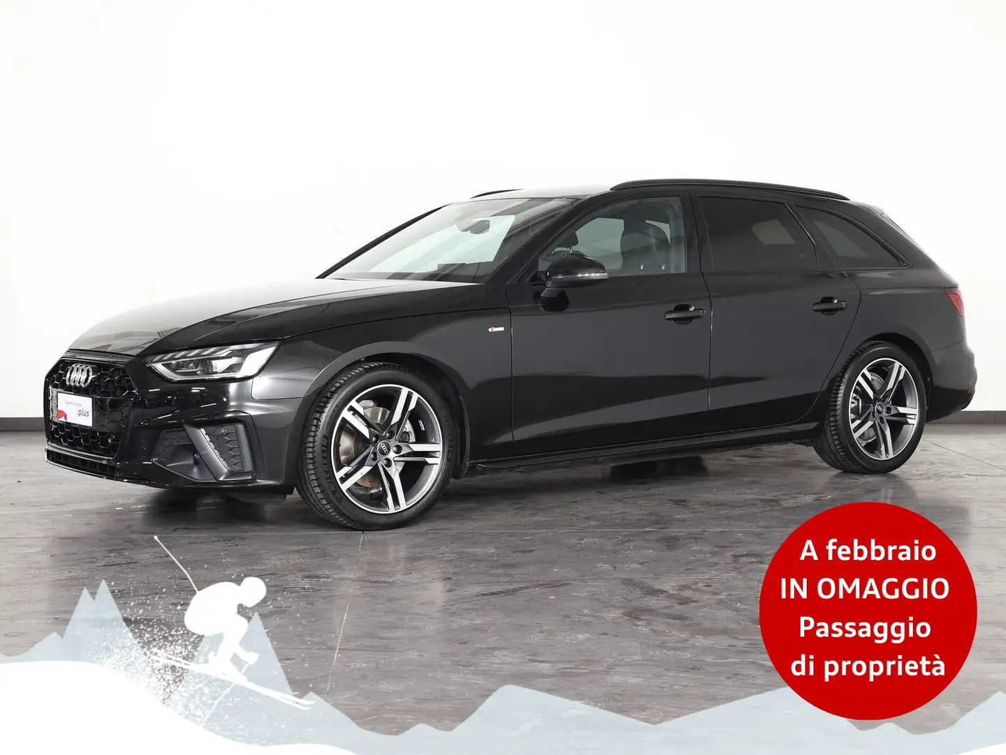 Audi A4 avant 30 2.0 tdi mhev s line edition 136cv s-troni Noir - 1