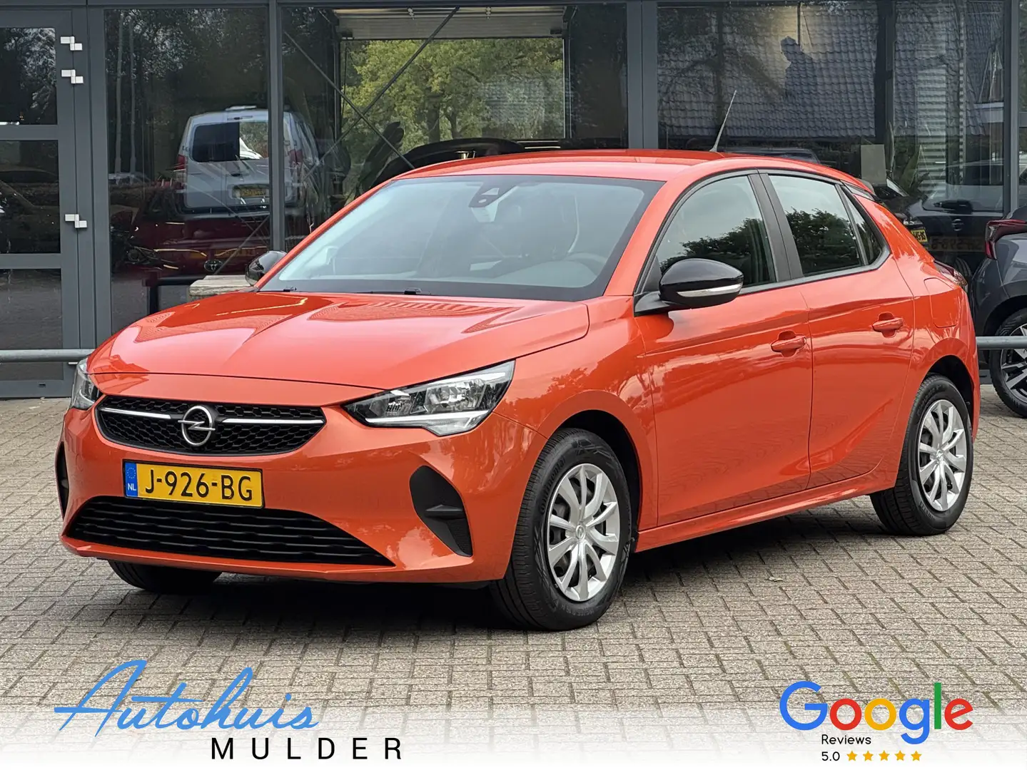 Opel Corsa 1.2 Edition Airco/Cruise/Audio/CV Oranje - 1