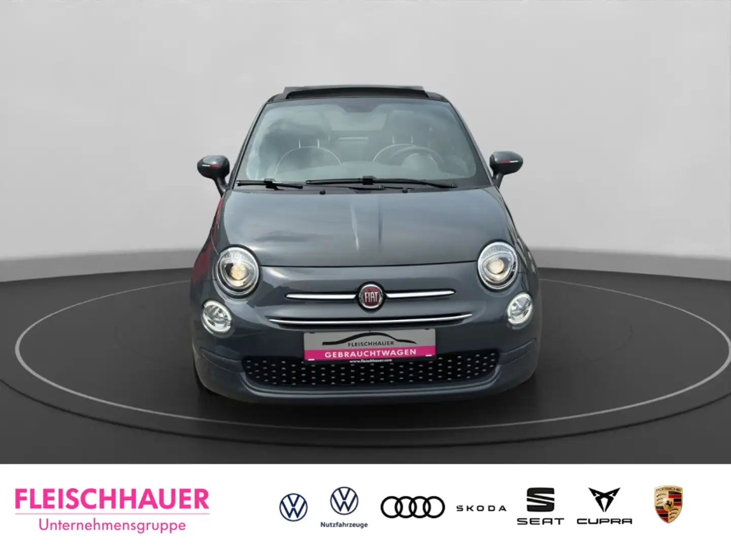 Fiat 500 Cabrio Lounge 1.0 CarPlay,Klima,Tempomat Grau - 2