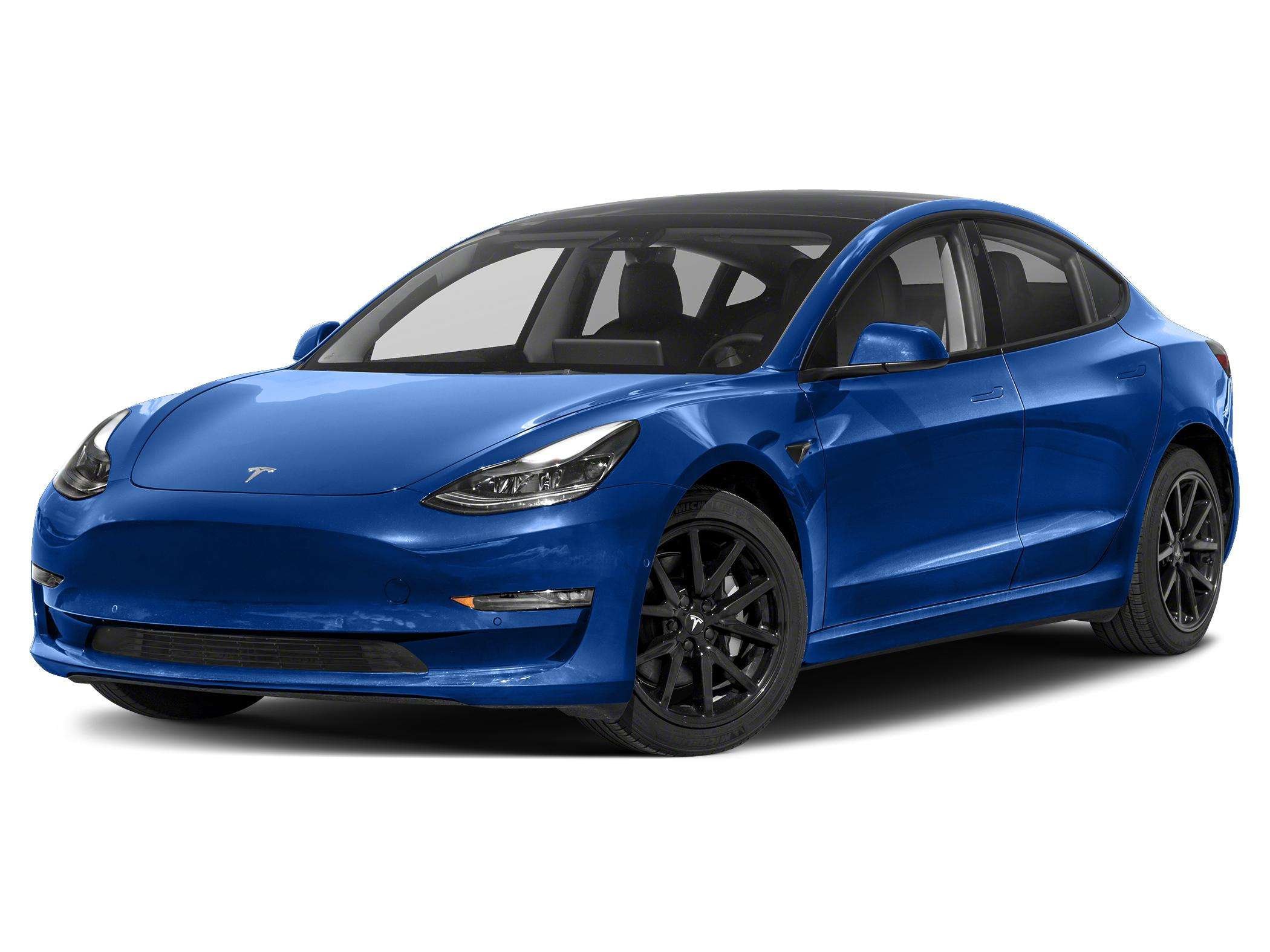 Blue 2022 Tesla Model 3 Sedan All-Wheel Drive 