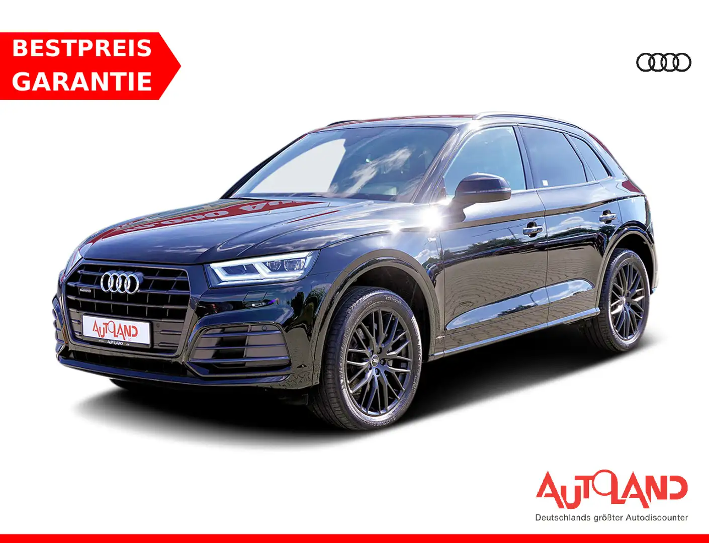 Audi Q5 40 2.0 TDI quattro S-Line LED AHK Kamera Navi Noir - 1