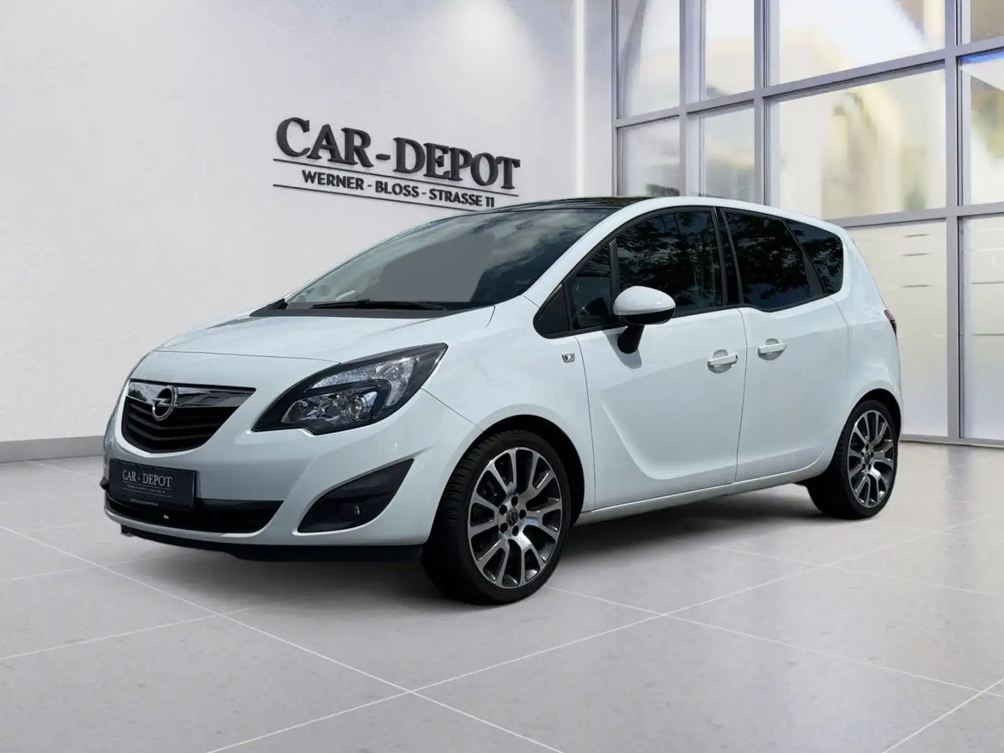 Opel Meriva B Color Edition*KLIMA*AHK*TEMP.*BLUET.* Blanc - 1