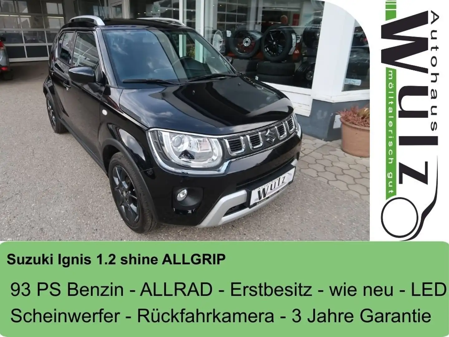 Suzuki Ignis Ignis 1,2 Dualjet Hybrid Allgrip Shine Schwarz - 1