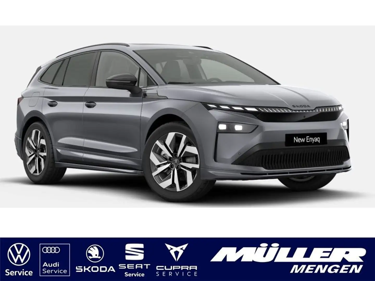 Skoda Enyaq 85x Sportline Maxx|Pano|AHK|Winter|Transp. Grau - 1