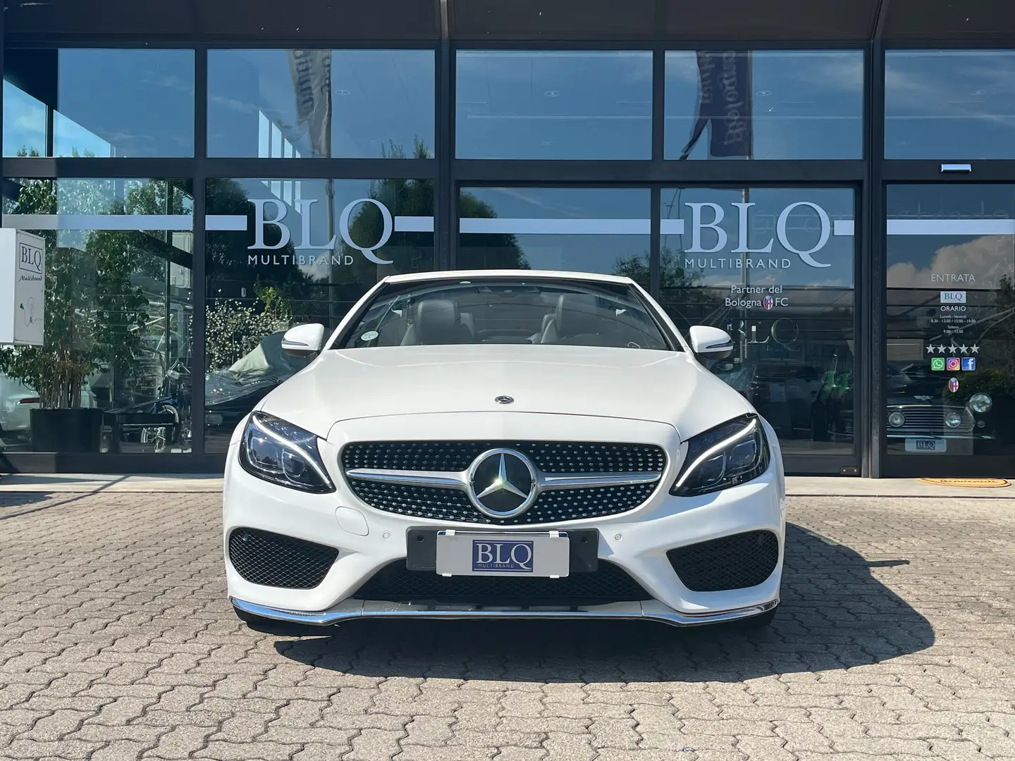 Mercedes-Benz C 220 Cabrio 220 d Premium auto Bianco - 2