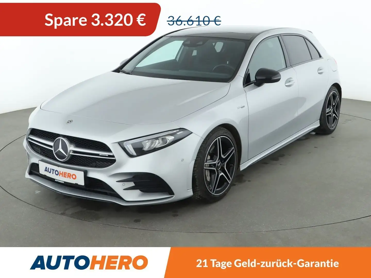Mercedes-Benz A 35 AMG A 35 AMG 4Matic Aut.*TEMPO*NAVI*CAM*PDC*SHZ*ALU* Stříbrná - 1