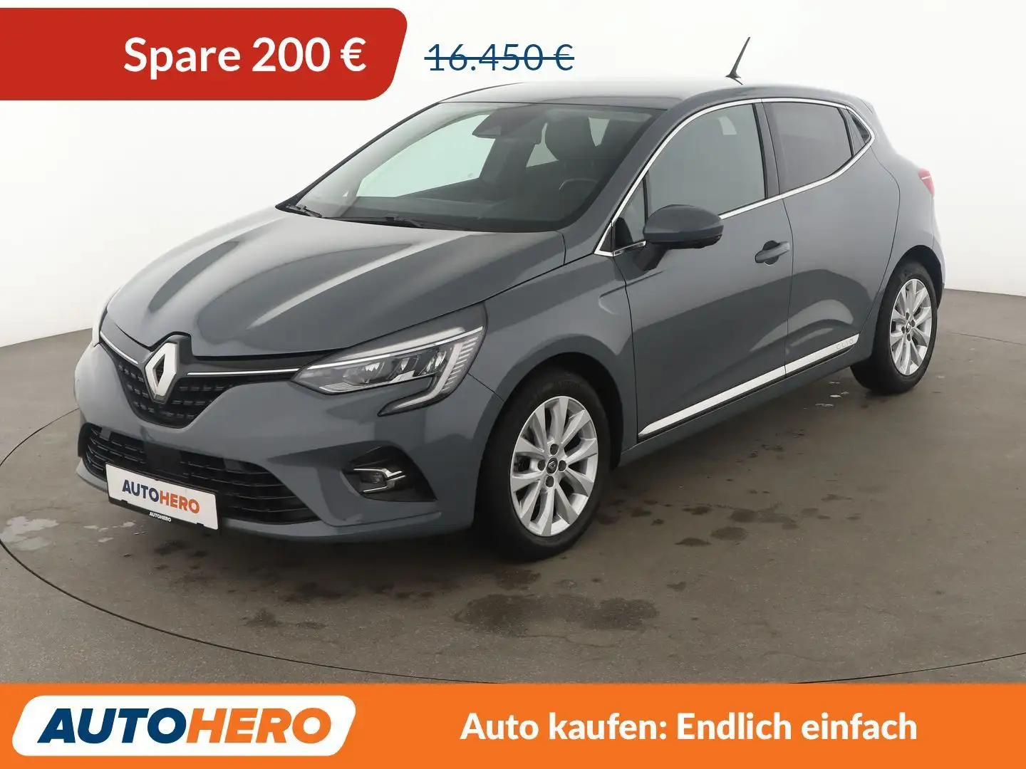 Renault Clio 1.3 TCe Intens Aut.*NAVI*360°*PDC*SHZ*LED*TEMPO* Grau - 1