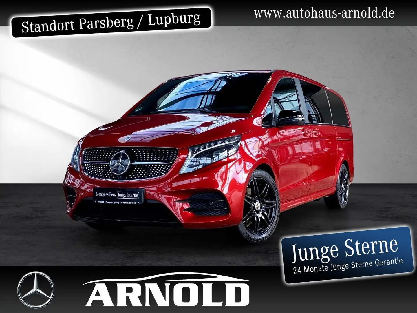 Mercedes-Benz V 300 V 300 d AVANTGARDE EDITION Lang AMG el-Türe Dist Rouge - 1