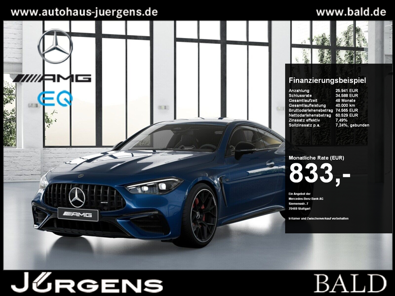 Mercedes-Benz E 53 AMG CLE 53 4MATIC+ Coupé AMG+Burm3D+Drivers Pack+AHK+S