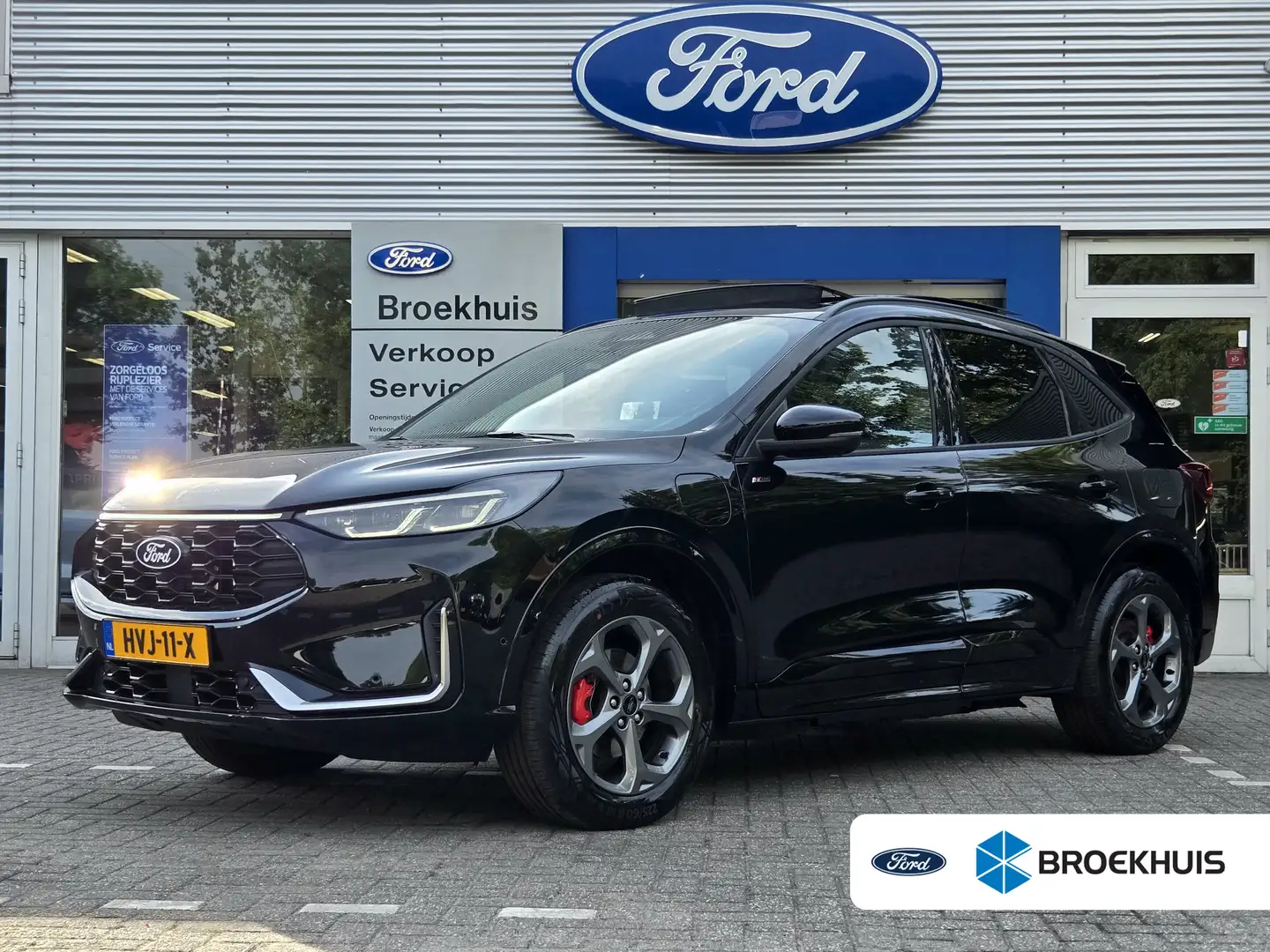 Ford Kuga 2.5 PHEV ST-Line X VOL! | ELEKTR TREKHAAK | PANO D Zwart - 1