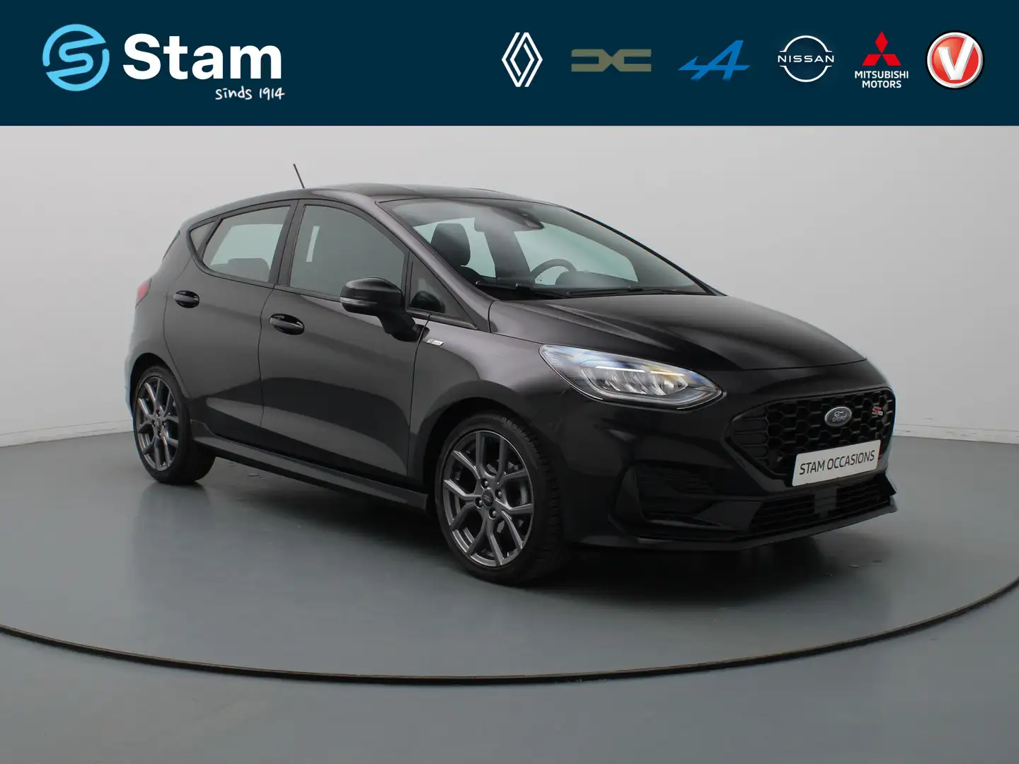 Ford Fiesta 124pk EcoBoost Hybrid ST-Line X Adapt. Cruise | Cl Zwart - 1