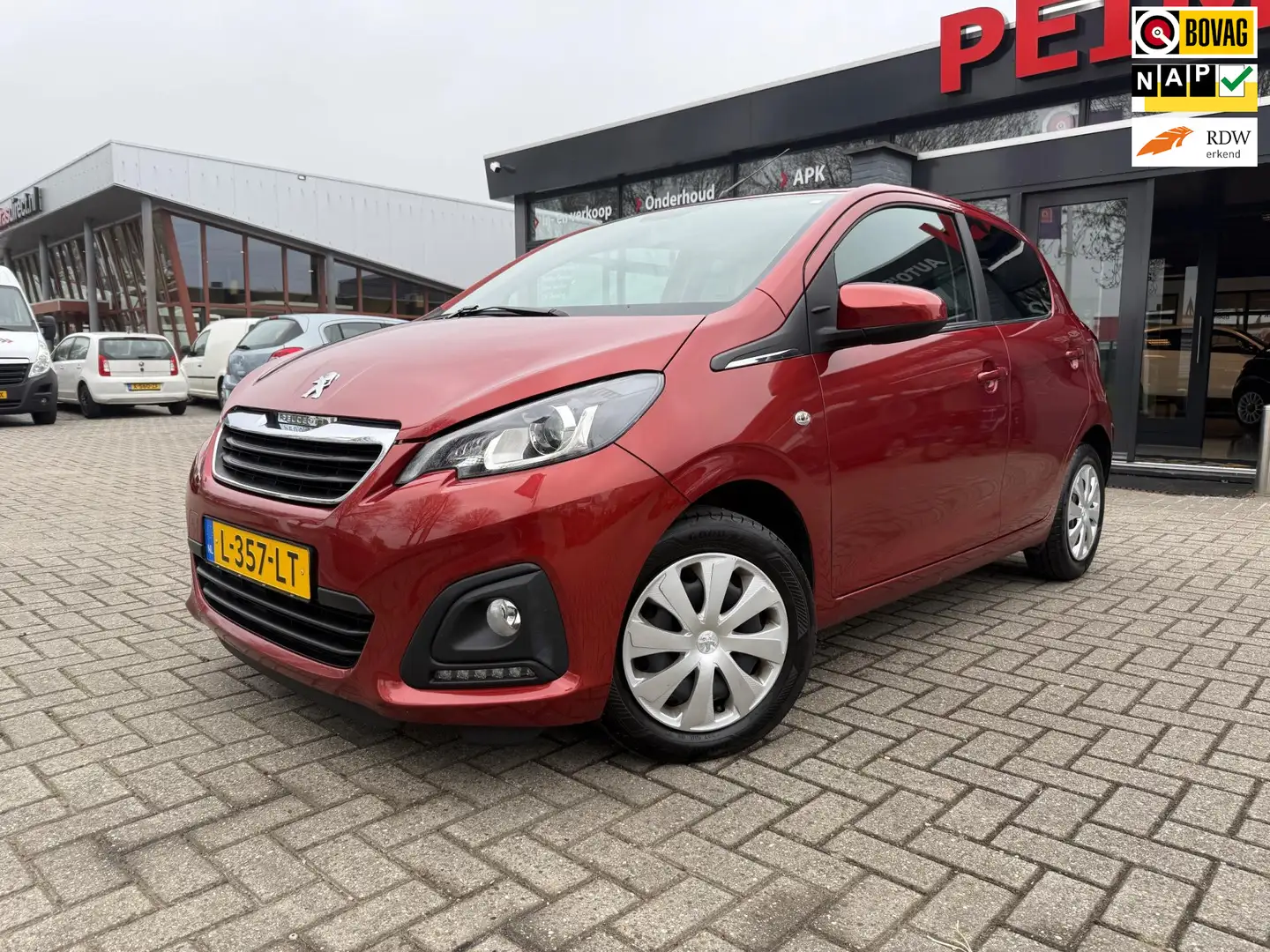 Peugeot 108 1.0 e-VTi Active Rood - 1