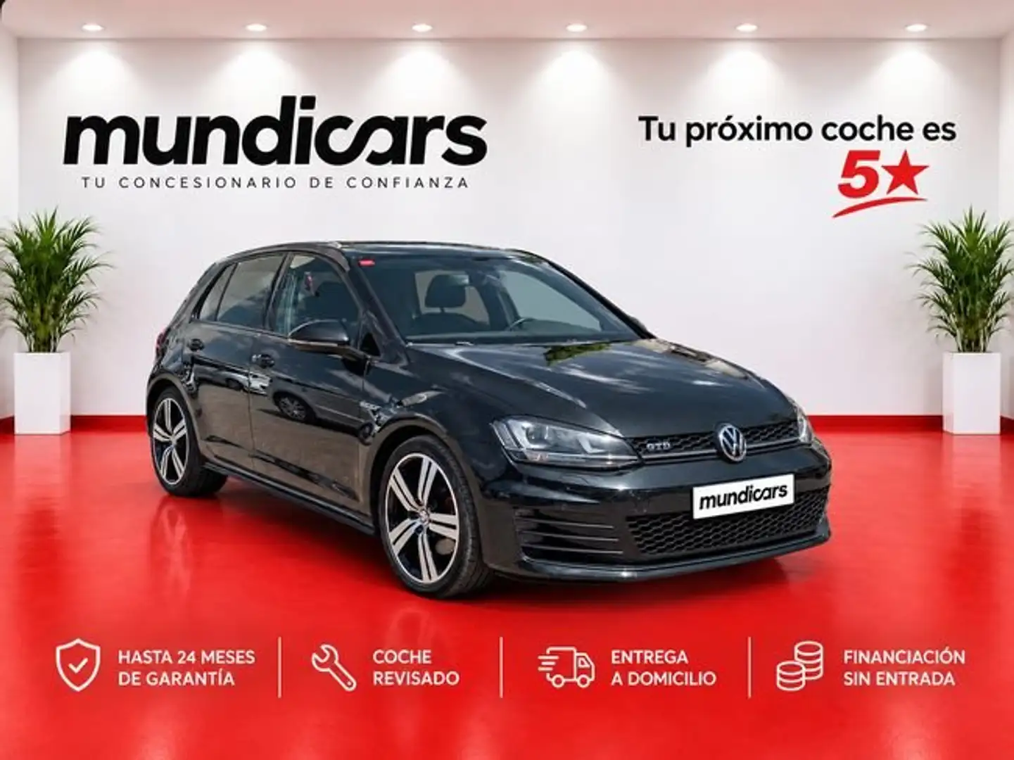 Volkswagen Golf GTD 2.0 TDI 184CV DSG BMT Gris - 1