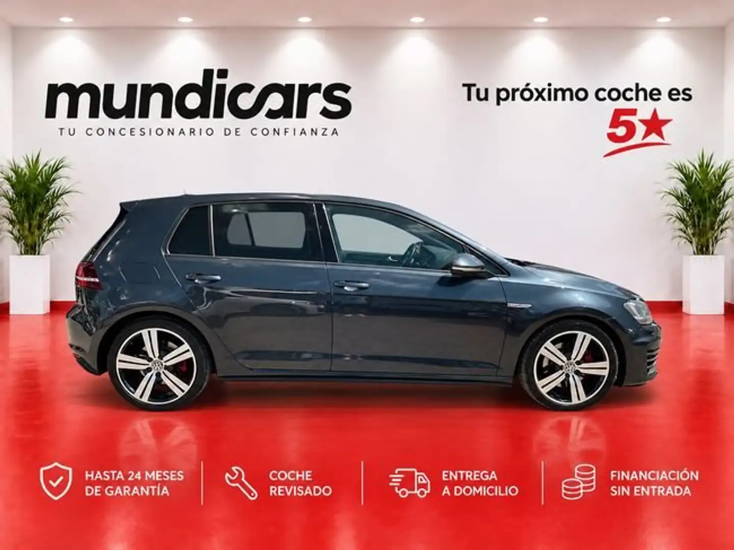 Volkswagen Golf GTD 2.0 TDI 184CV DSG BMT Gris - 2
