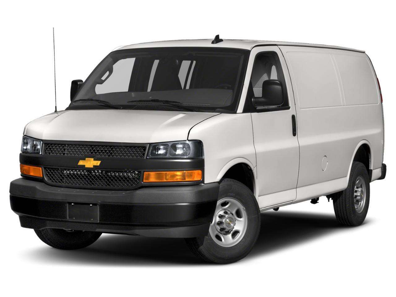 White 2020 Chevrolet Express Cargo Van Rear-Wheel Drive Automatic