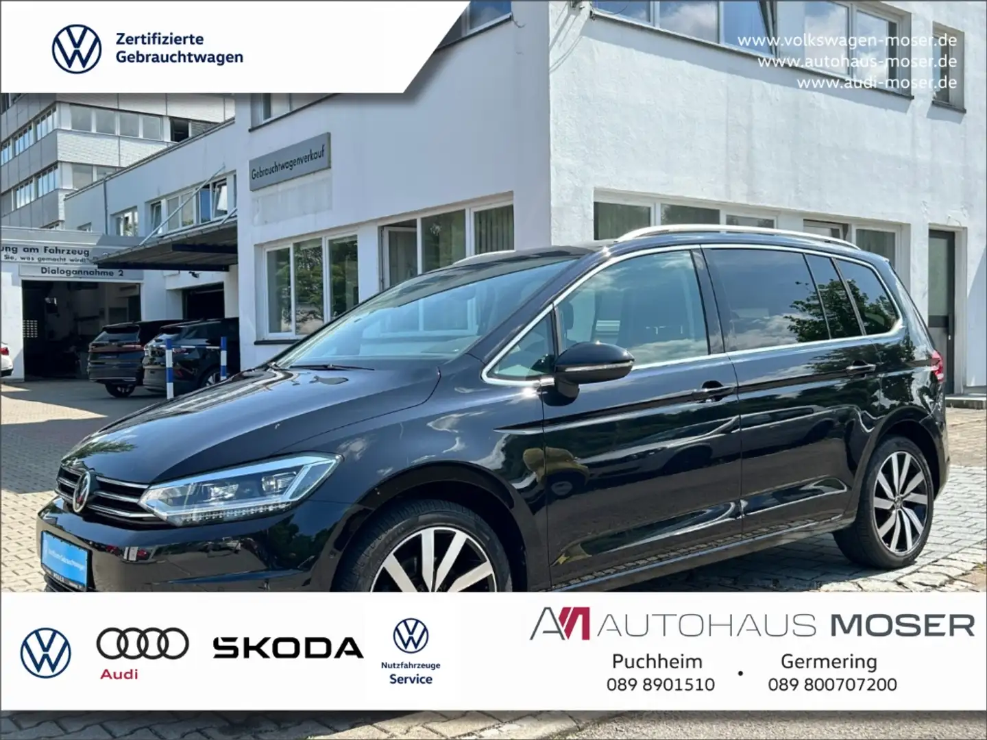 Volkswagen Touran Highline 1.5TSI DSG - Pano*Assist*LED*ACC!! Schwarz - 1