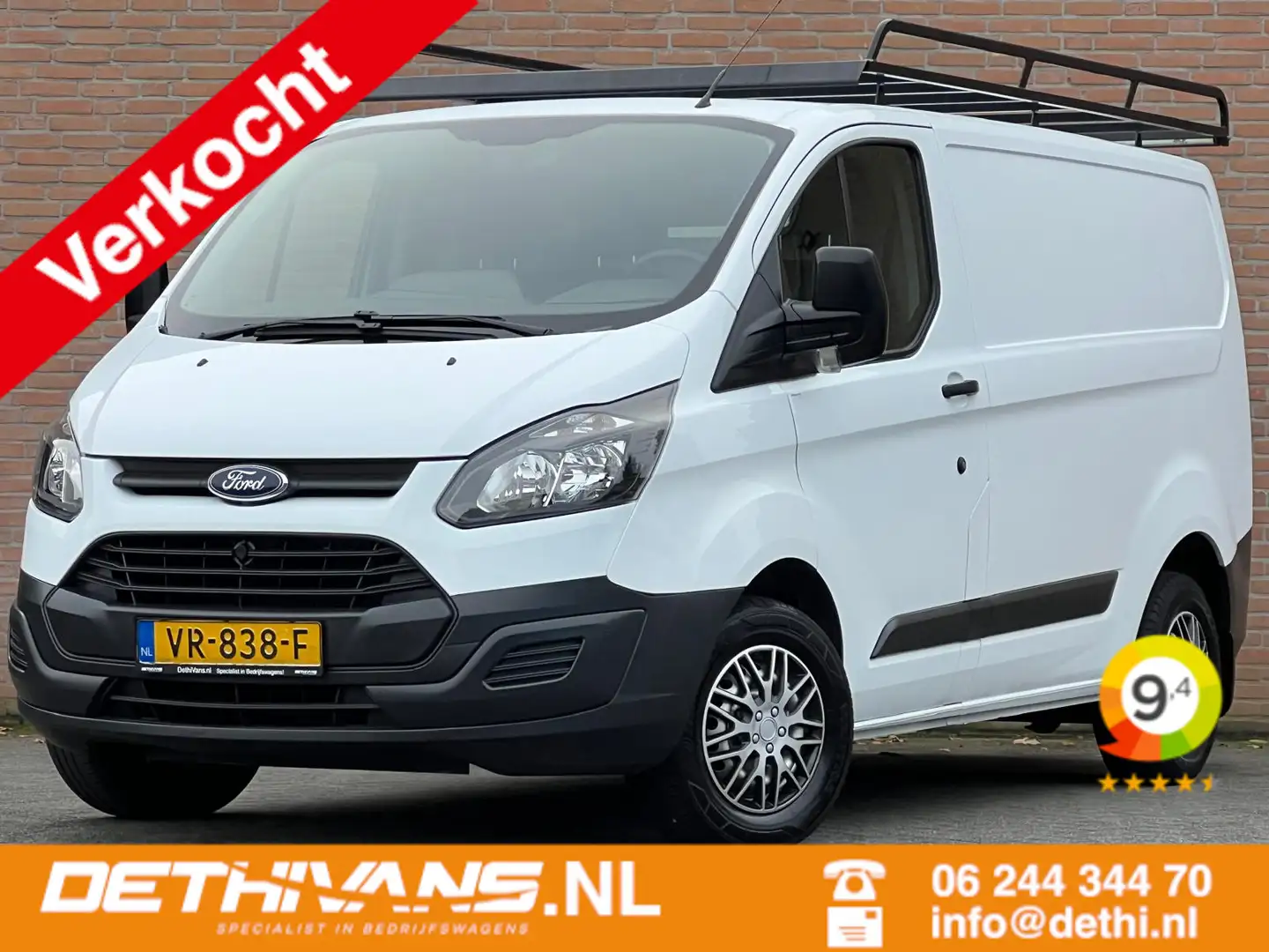 Ford Transit Custom 2.2TDCI Trekhaak / Imperiaal Blanc - 1
