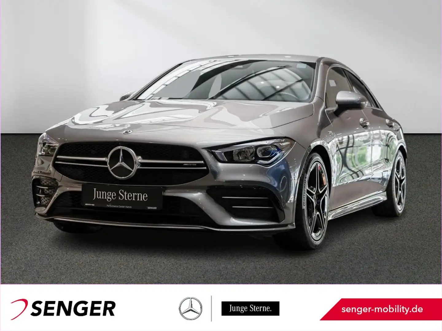 Mercedes-Benz CLA 35 AMG 4M Coupé Rückfahrkamera MBUX-Navi LED Grau - 1