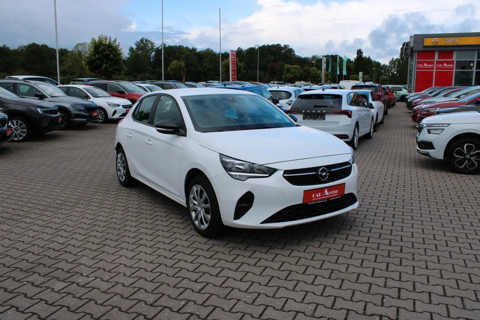 Opel Corsa F e Edition*1.Hand*Klima*Tempomat* Weiß - 1