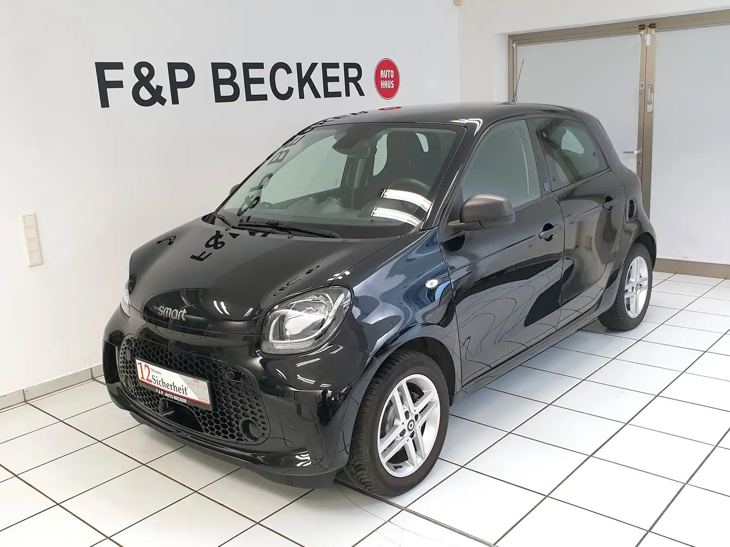 smart forFour EQ 1.Hand Scheckheft 22 kW-Bordlader Klima SHZ Negro - 1