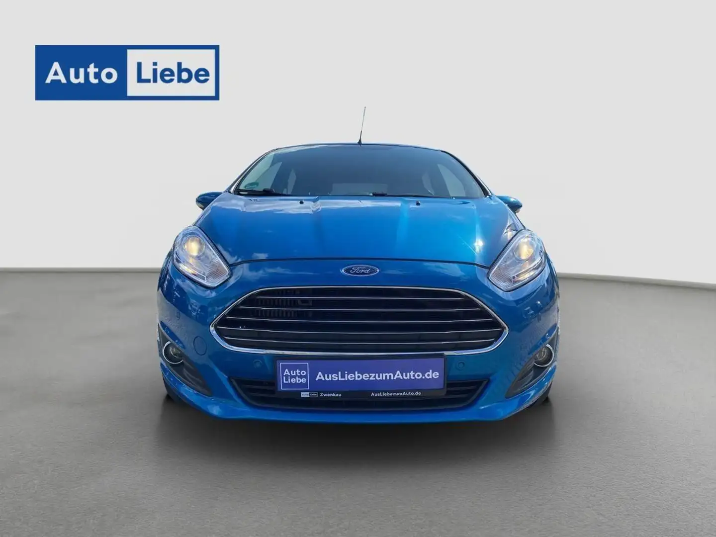 Ford Fiesta TREND 1.0 EB-NAVI|KAMERA|TEMPOMAT|SCHECKHEFTGEPF Bleu - 2