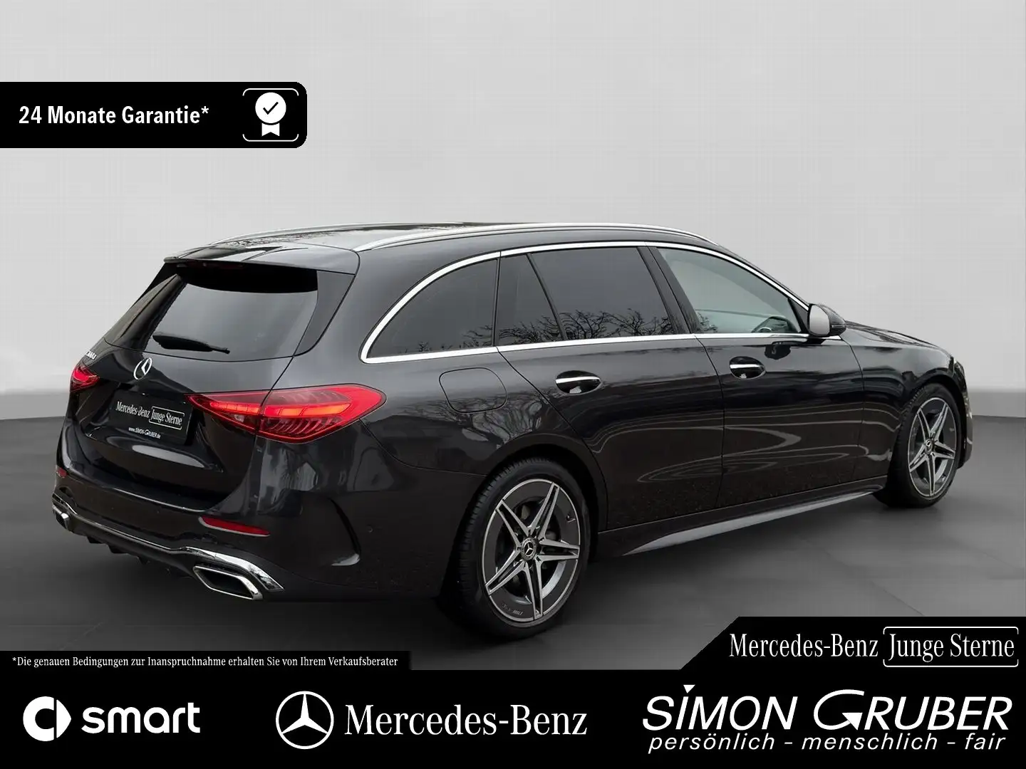 Mercedes-Benz C 300 Td AMG Pano AHK HUD Digi 360° Burm Distr Grau - 2