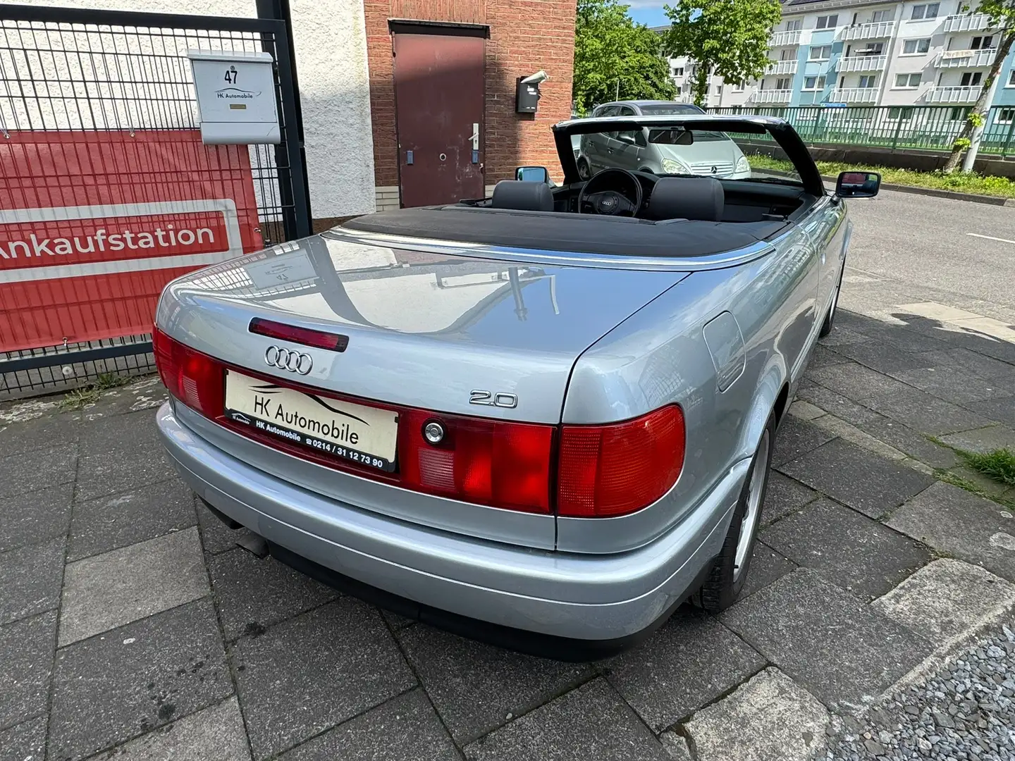 Audi Cabriolet 2.0 2.Hand, 146tkm, Cabrio Argintiu - 2