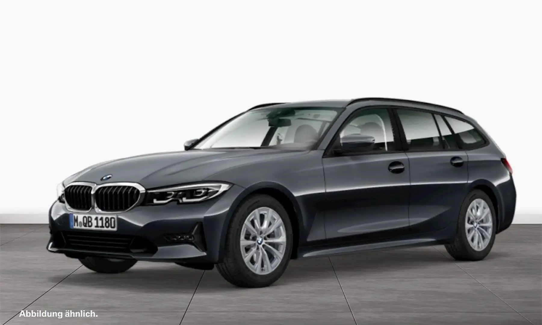 BMW 318 d Touring DAB LED WLAN Tempomat AHK Shz Gris - 1