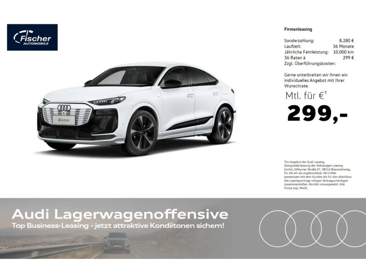 Audi Q6 Sportback quattro S line Alb - 1