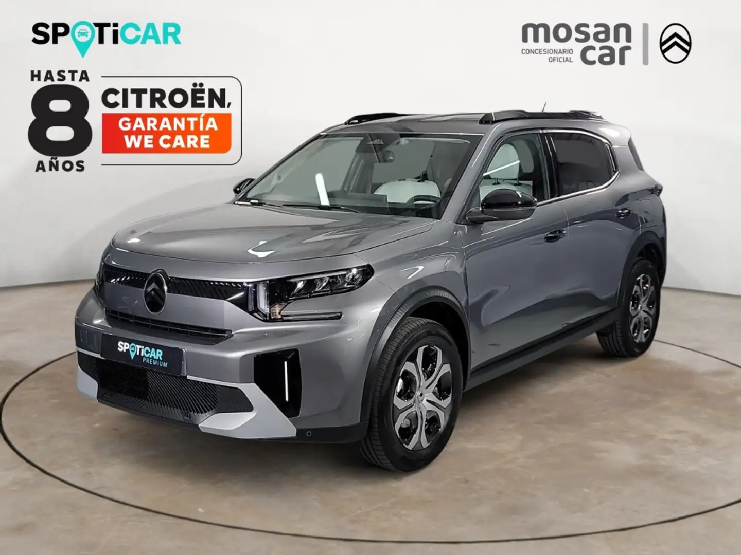 Citroen C3 Aircross N 1.2 MHEV 145 EDCS6 PLUS MIRROR RADAR AR+CAM Gris - 1