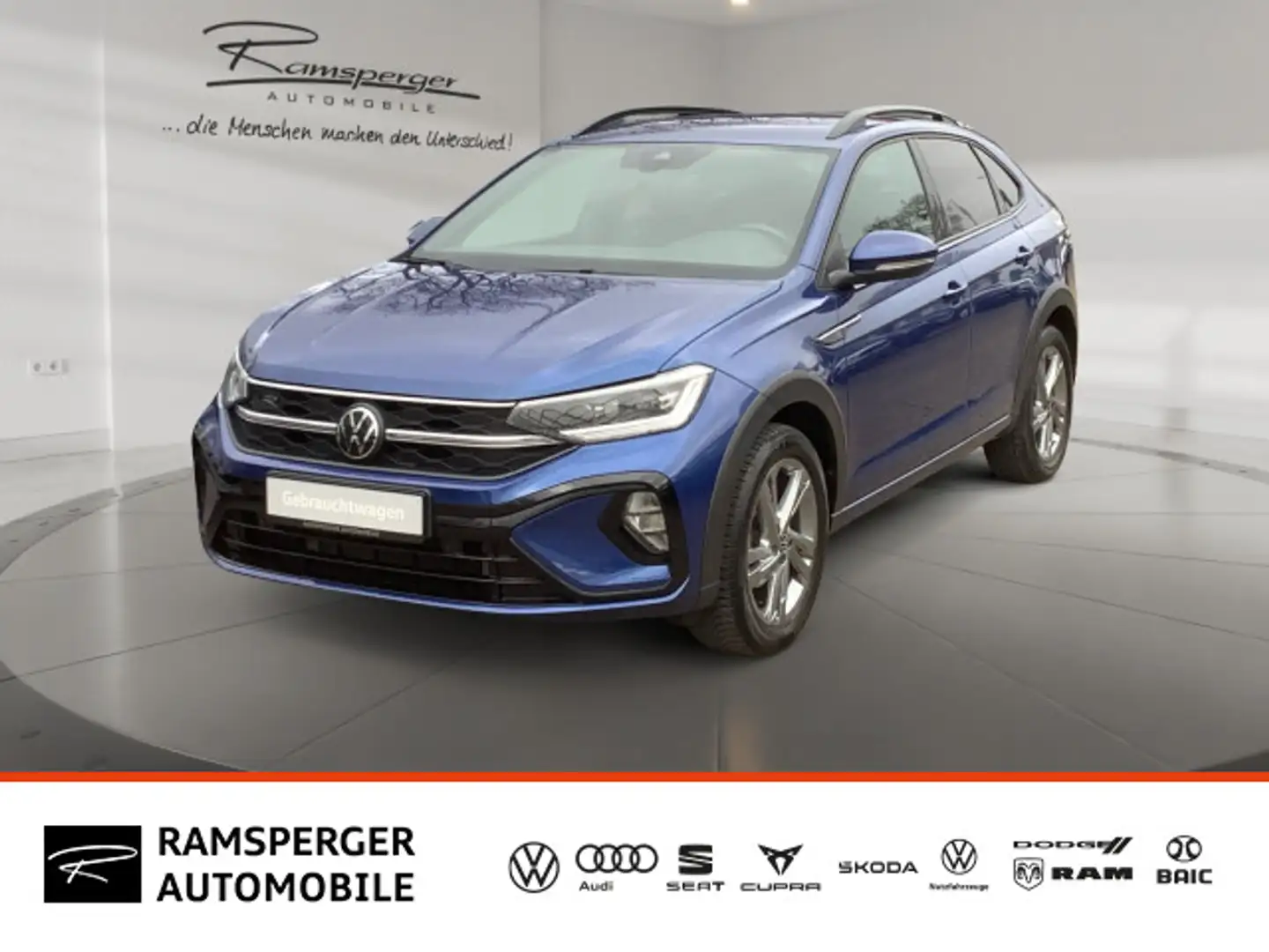 Volkswagen Taigo 1.5 TSI DSG R-Line ACC Matrix Navi Kamera Blau - 1