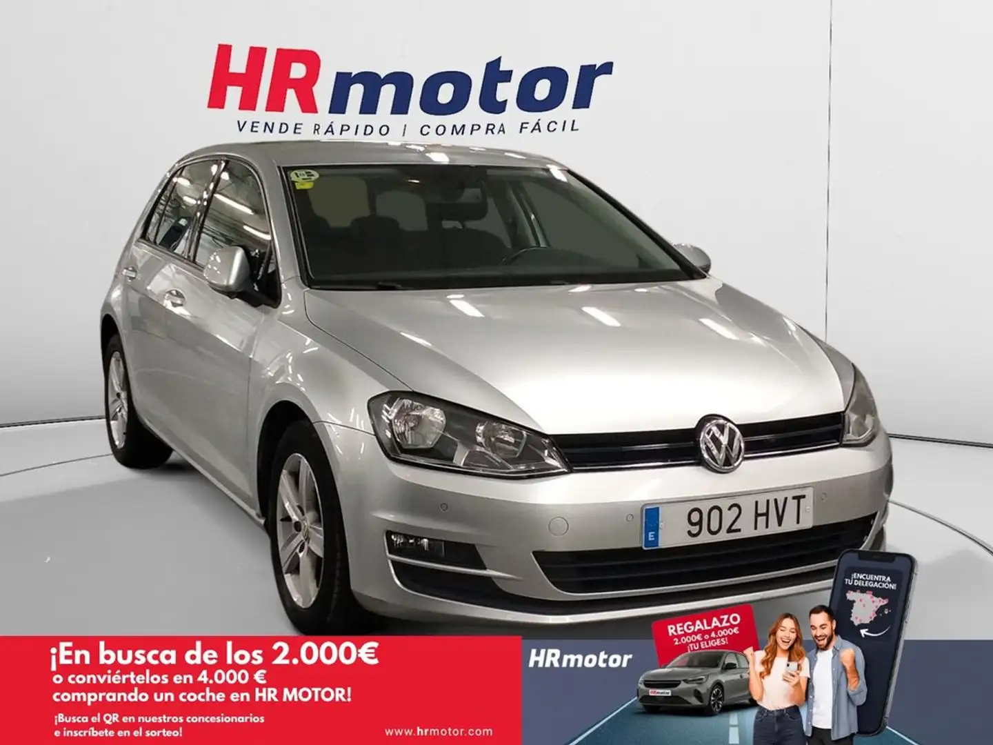 Volkswagen Golf Advance BMT Gris - 1