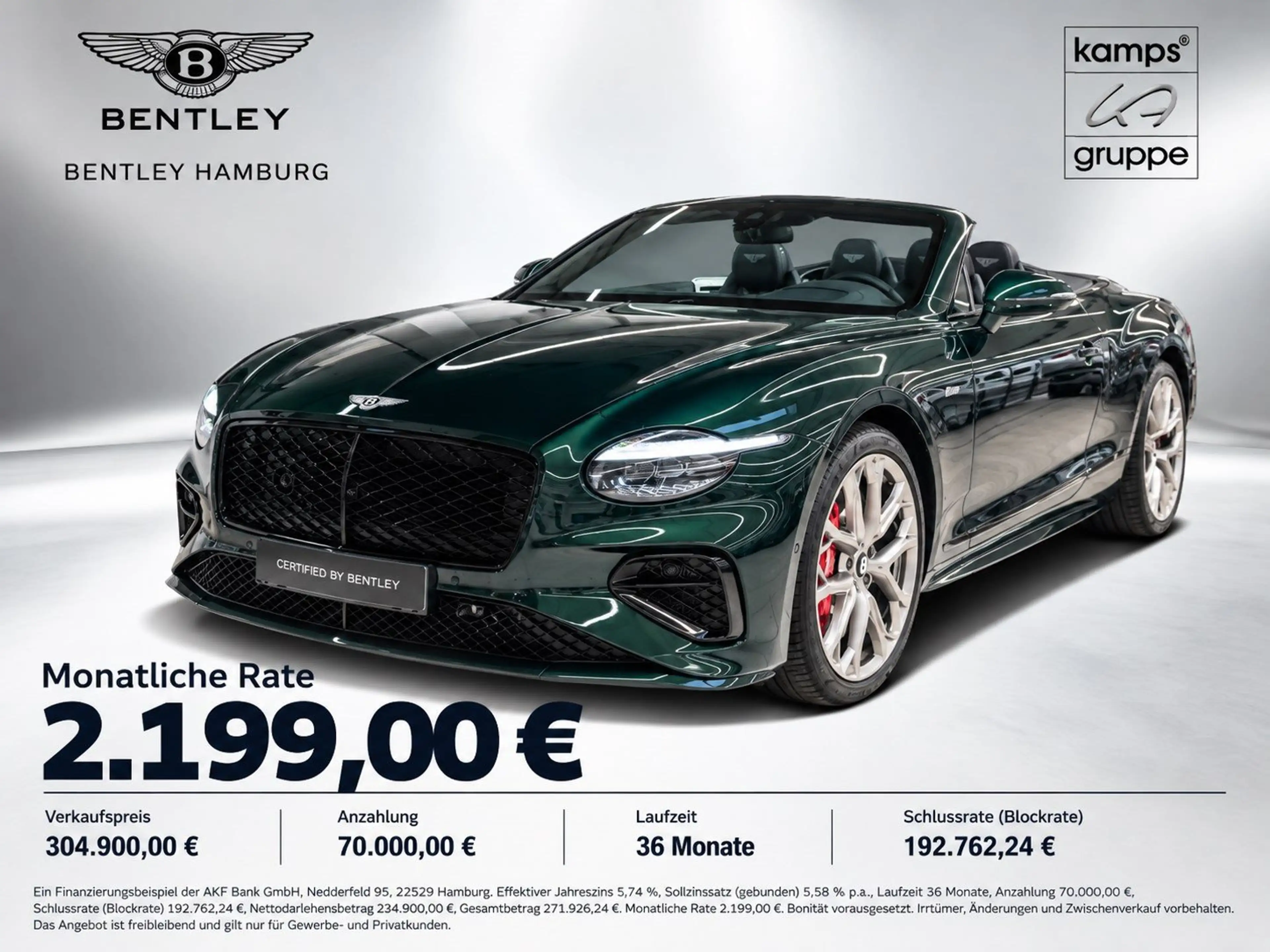 Bentley Continental GTC Speed *CarbonCeramicBrakes*