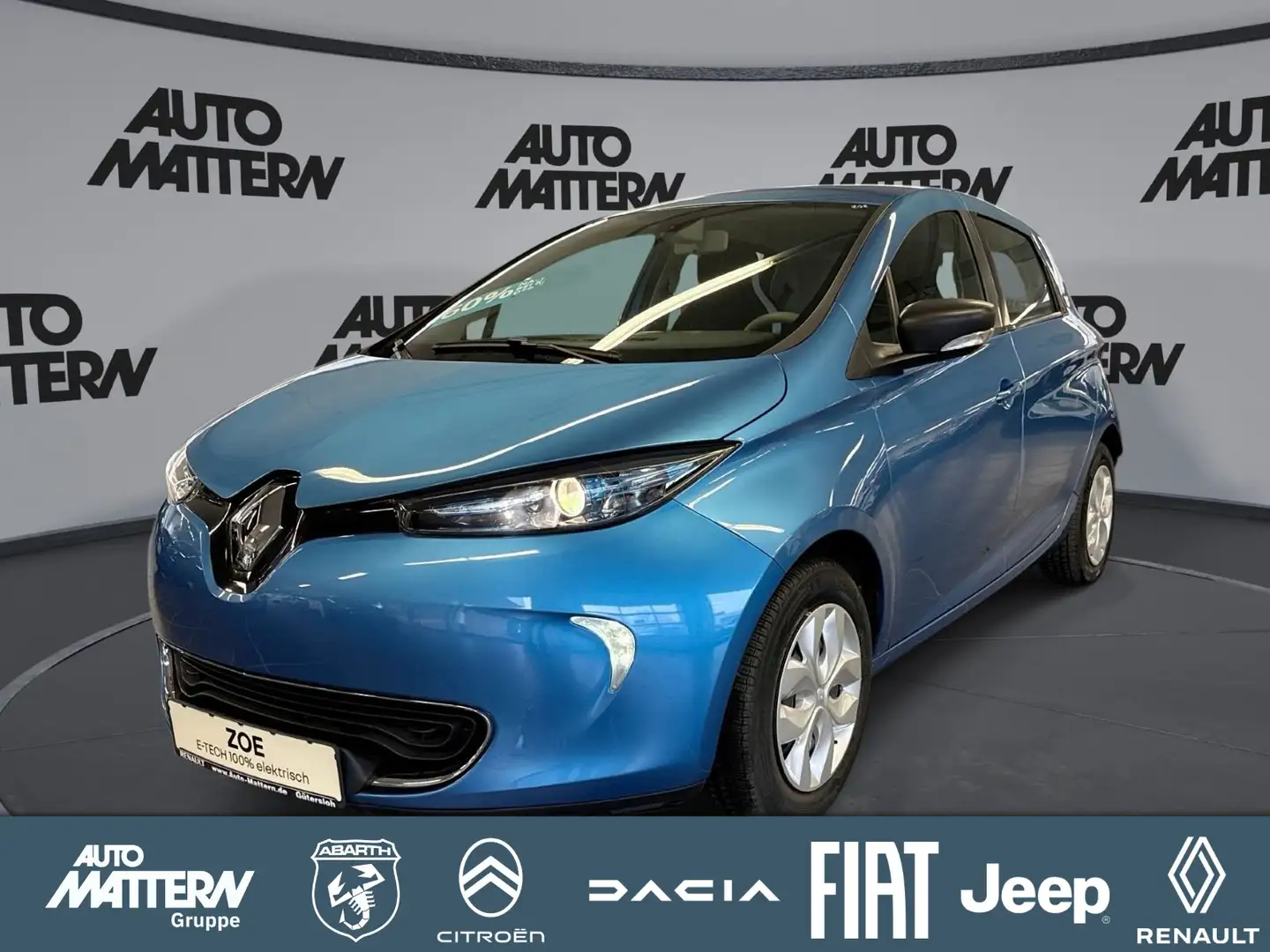 Renault ZOE 40| NAVI|CarPlay|AC|Kamera|USB|Batteriemiete Blau - 1