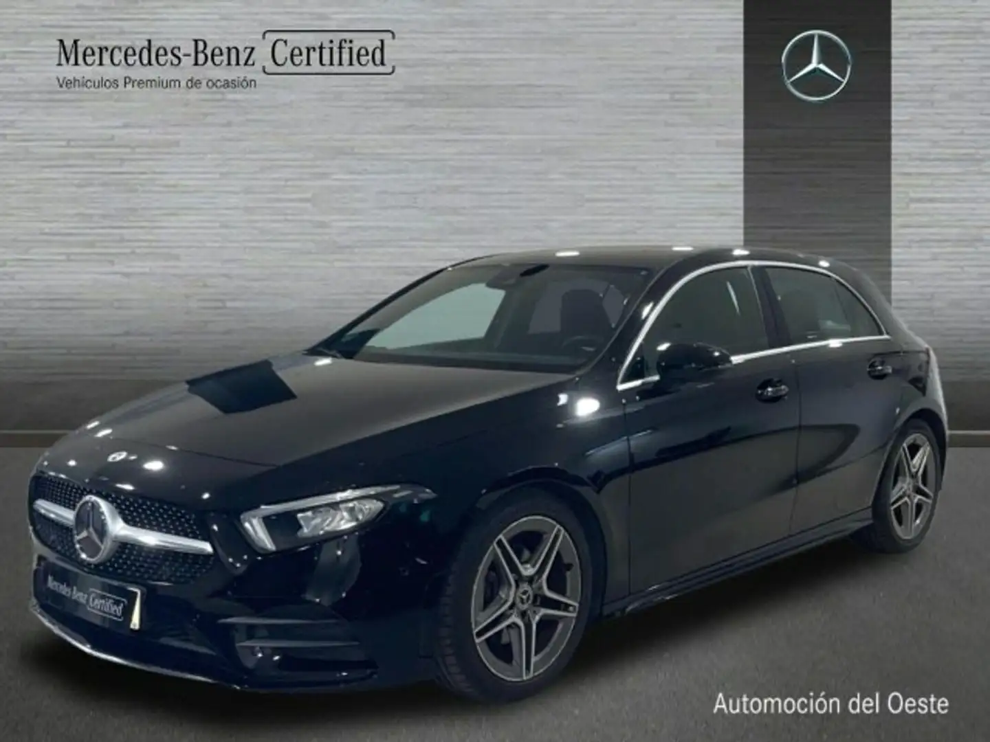 Mercedes-Benz A 200 d amg line (euro 6d) Negro - 1