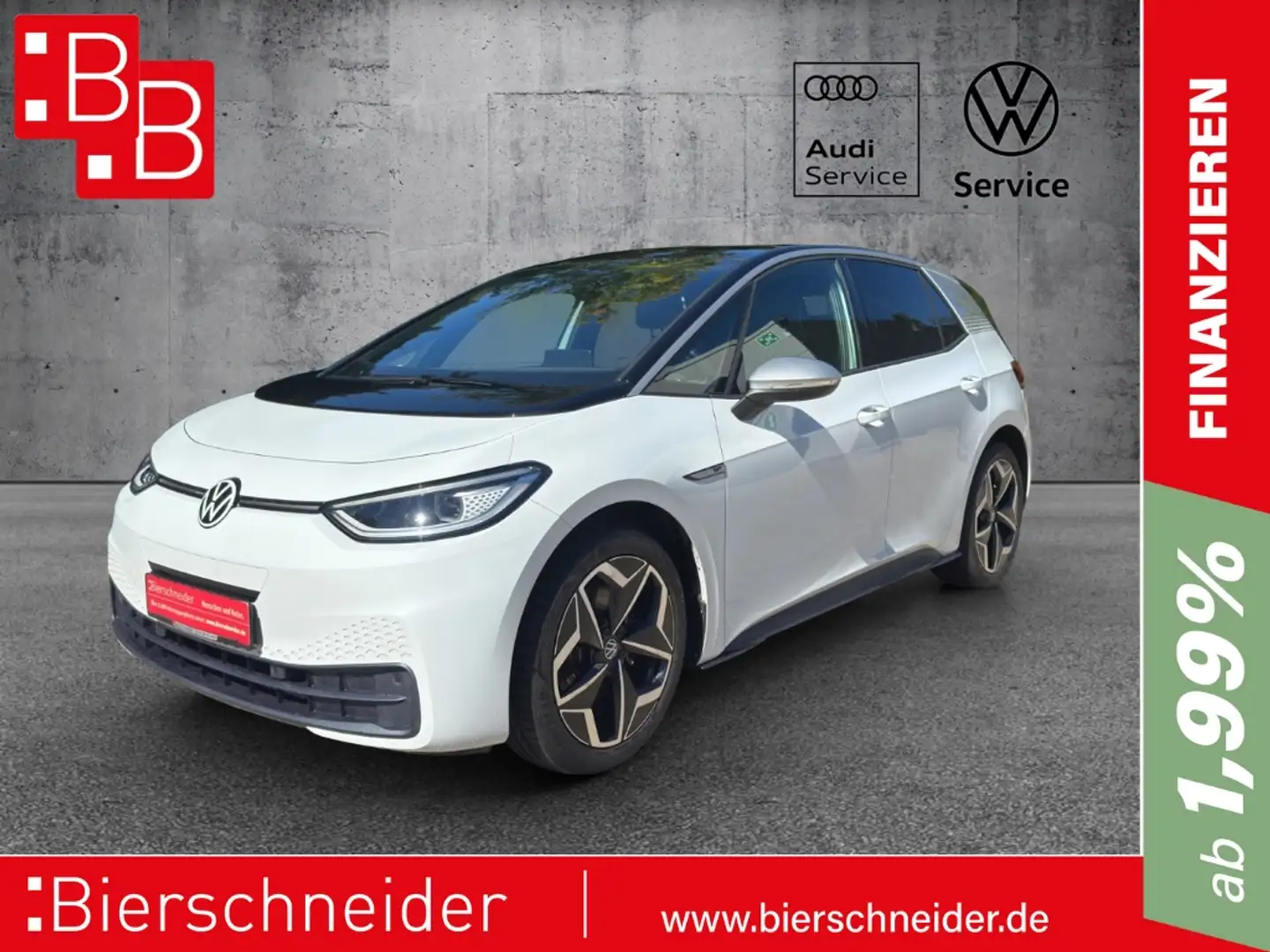 Volkswagen ID.3 Pro Performance DIGITAL COCKPIT 19 LED NAVI PDC AC Weiß - 1