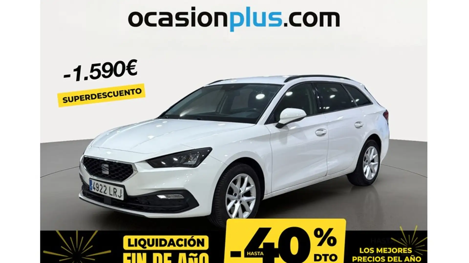 SEAT Leon ST 2.0TDI CR S&S Style 115 Blanc - 1