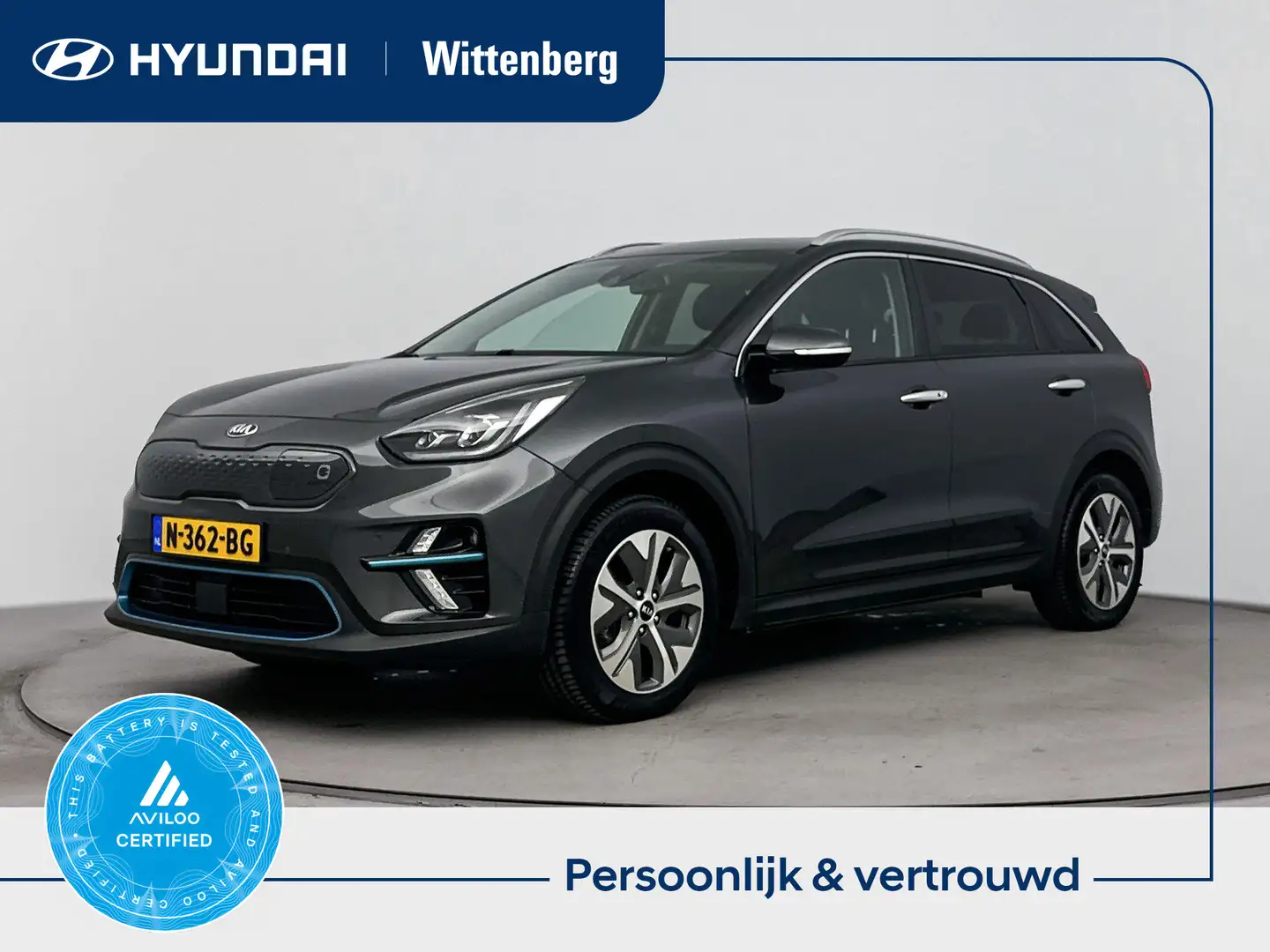 Kia e-Niro DynamicPlusLine 64 kWh | Parkeer sensoren voor + a Gris - 1