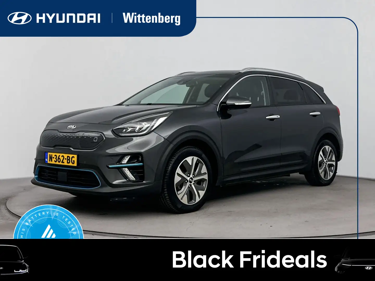 Kia e-Niro DynamicPlusLine 64 kWh | Parkeer sensoren voor + a Gris - 1