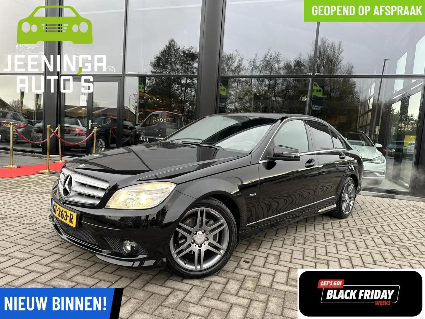 Mercedes-Benz C 180 Avantgarde|Trekhaak|Stoelverwarming|AMG-pakket Noir - 1