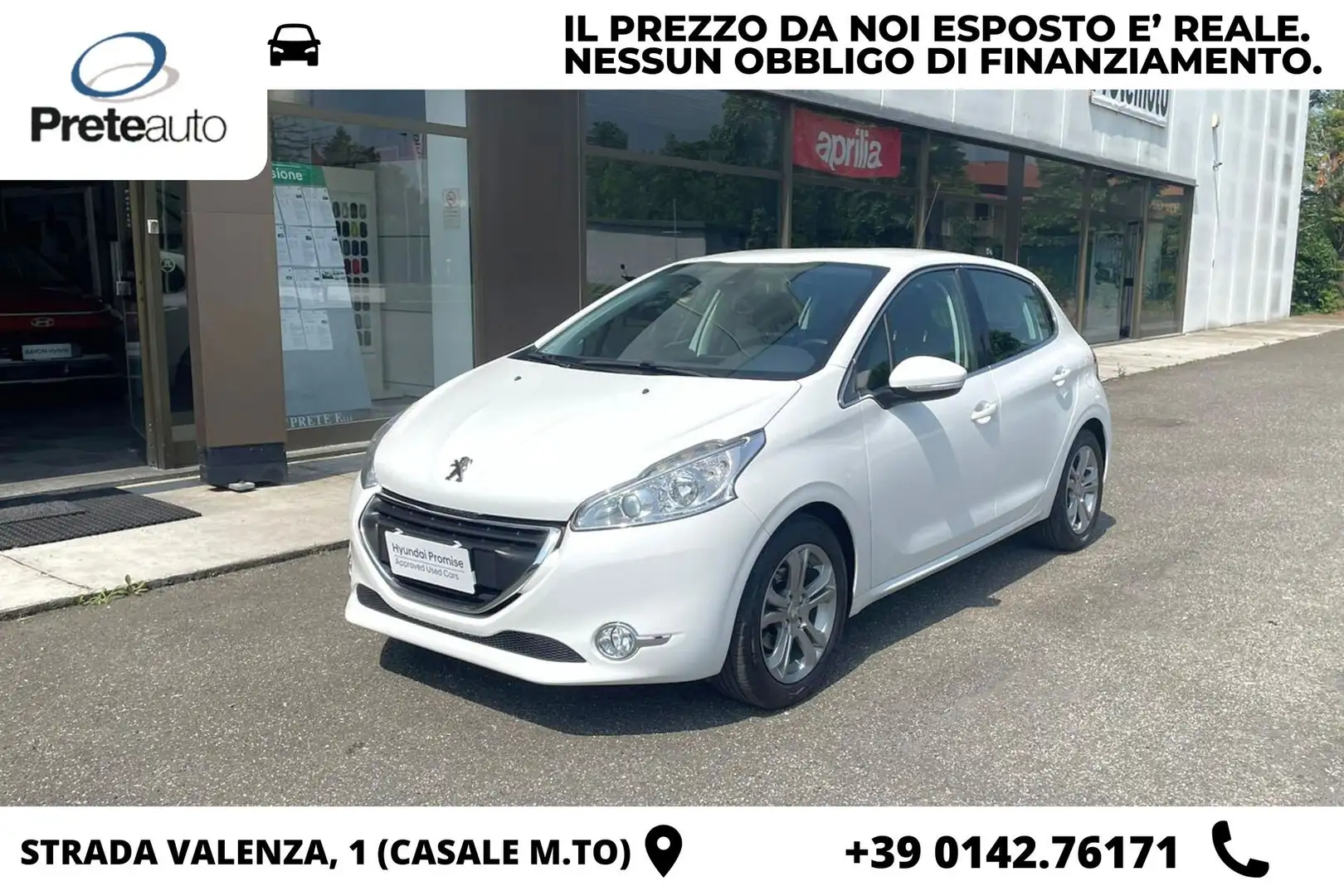 Peugeot 208 1.2 VTi 82 CV 5 porte Allure Bianco - 1