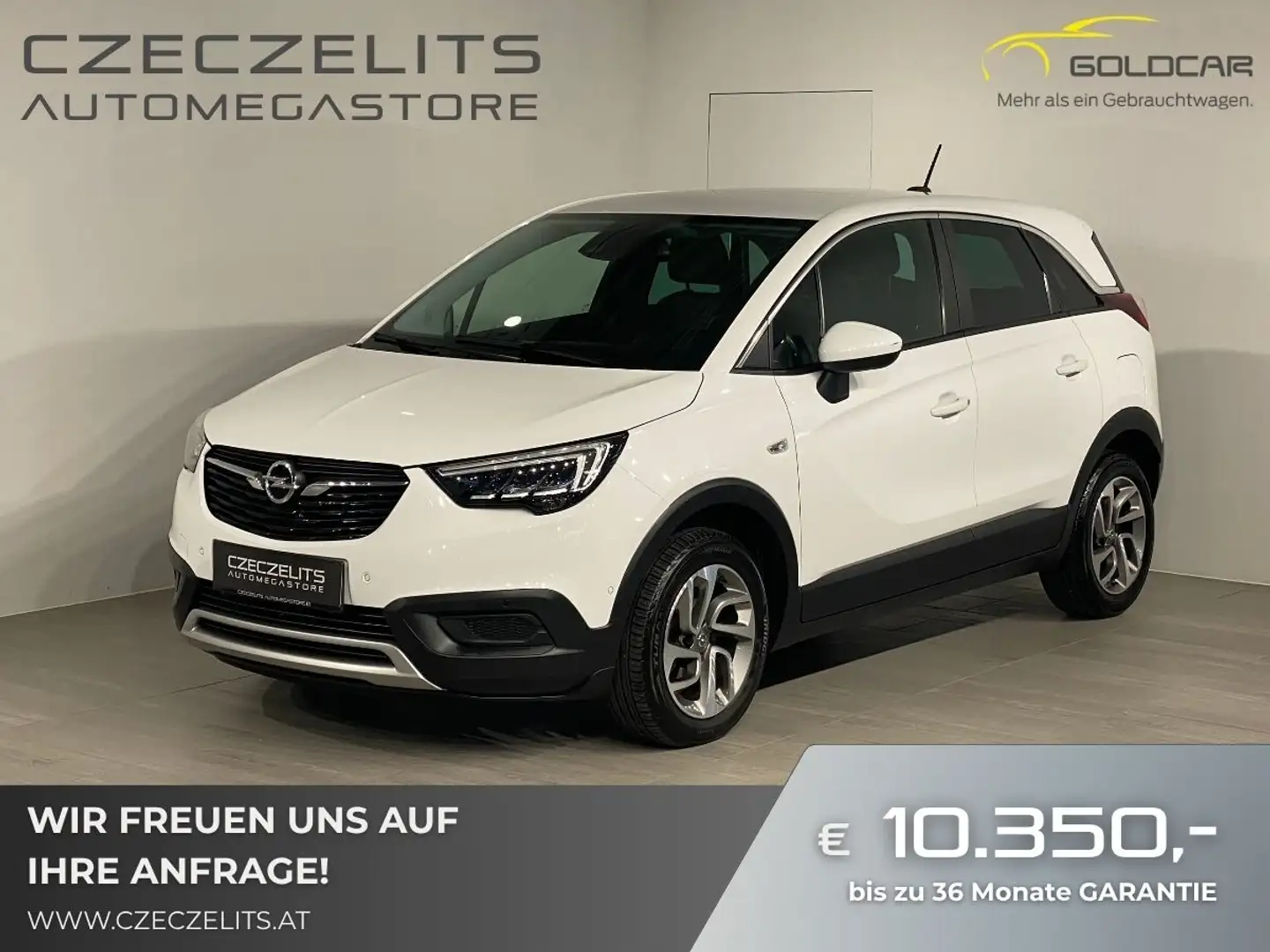 Opel Crossland X 1,2 Turbo Direct Injection Innovation St/St Aut Weiß - 1