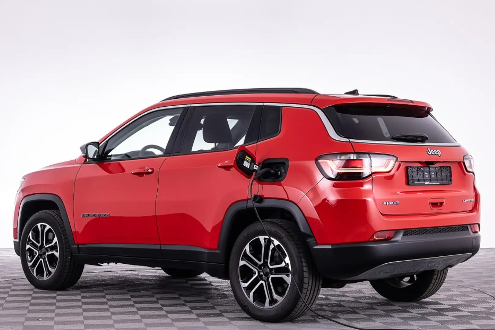 Jeep Compass 4 x e 240 Plug-in Hybrid Limited | Half LEDER | EC Rood - 2