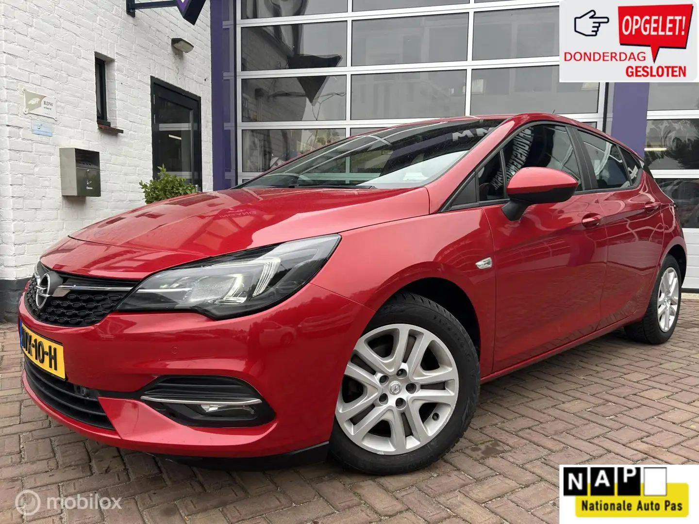 Opel Astra 1.2 Edition 2020 * AIRCO * NAVIGATIE CARPLAY * 5D Rouge - 1