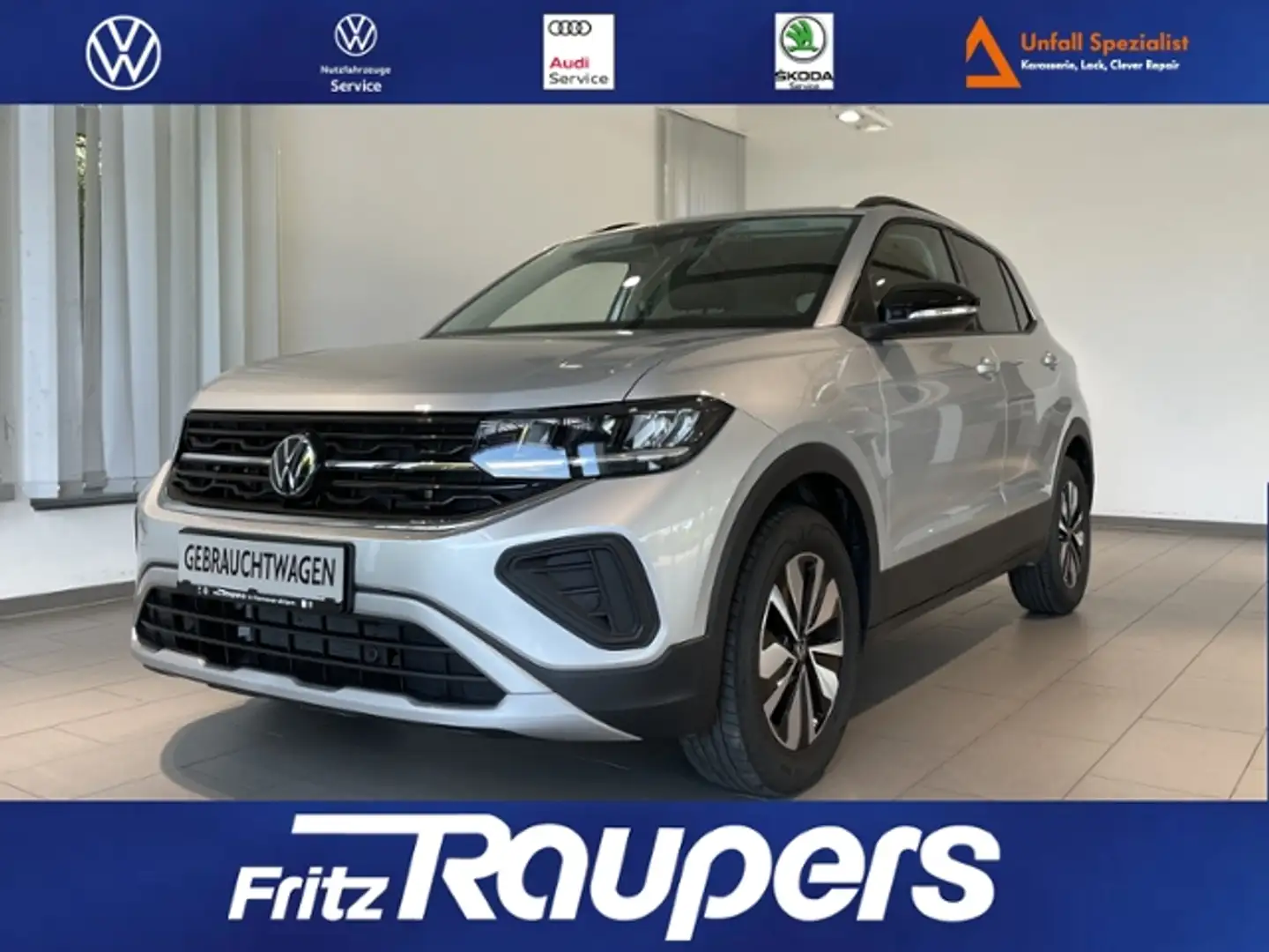 Volkswagen T-Cross 1.0 TSI Goal DSG+ NAVI+KAMERA Argent - 1