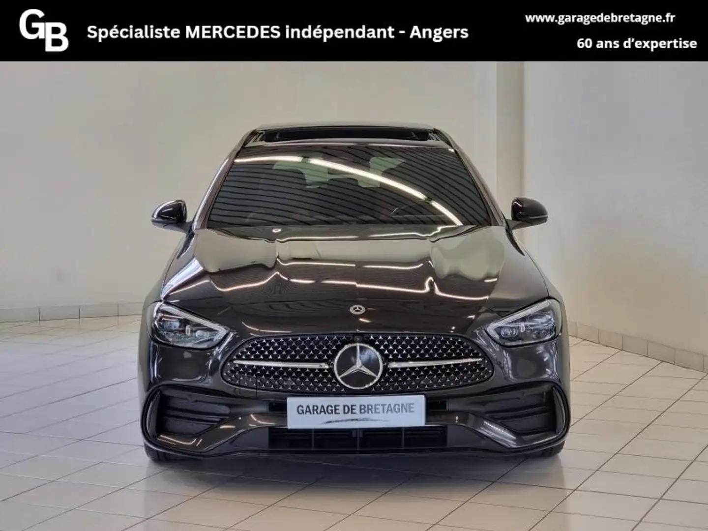 Mercedes-Benz C 200 200 204ch AMG Line Gris - 2