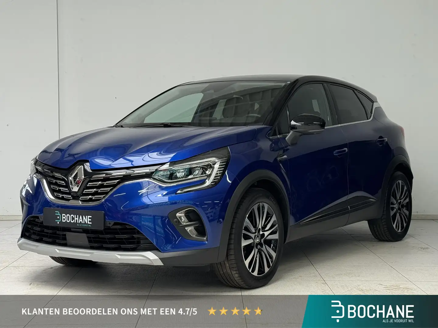 Renault Captur 1.3 mild hybrid 160 iconic | Lederen Bekleding | B Bleu - 1
